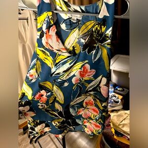 Beautiful Allison Joy tank worn by itself or under a blazer for work.